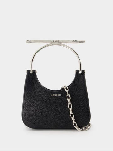 Mini Cross Bar Purse - Alexander McQueen - Leather - Black - ALEXANDER MCQUEEN - BALAAN 1