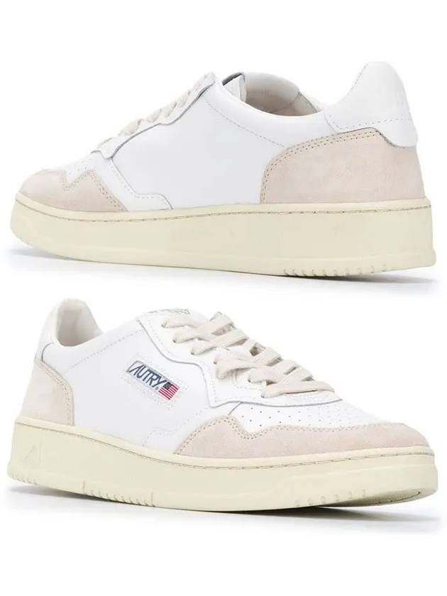 Medalist Suede Low Top Sneakers White - AUTRY - BALAAN 3