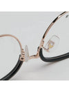 Glasses frame BY5049D 005 round Asian fit lower gold frame fashion - BALLY - BALAAN 6