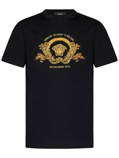 24FW Long Sleeve T-Shirt 10139441A114721B000 NERO - VERSACE - BALAAN 2