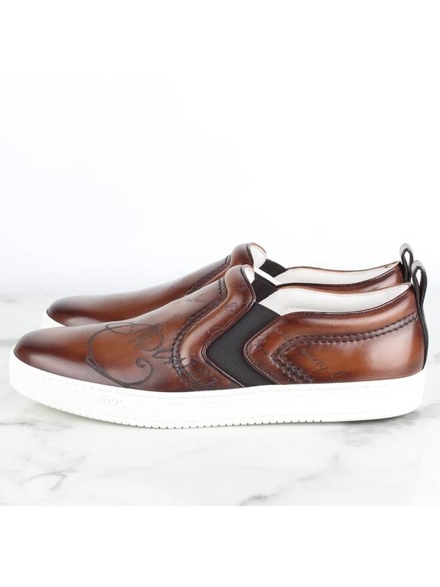 Strip Toe Leather Slip On 9 5 285 - BERLUTI - BALAAN 5