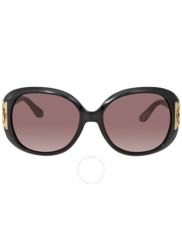 Eyewear Round Sunglasses Black - SALVATORE FERRAGAMO - BALAAN 2