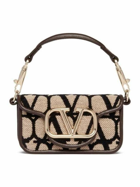 V Metal Logo 3W2P0Z28 VRI 6ZN Micro Tote Bag Crossbag - VALENTINO - BALAAN 2