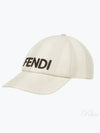 Pequin Canvas Ball Cap Beige - FENDI - BALAAN 2