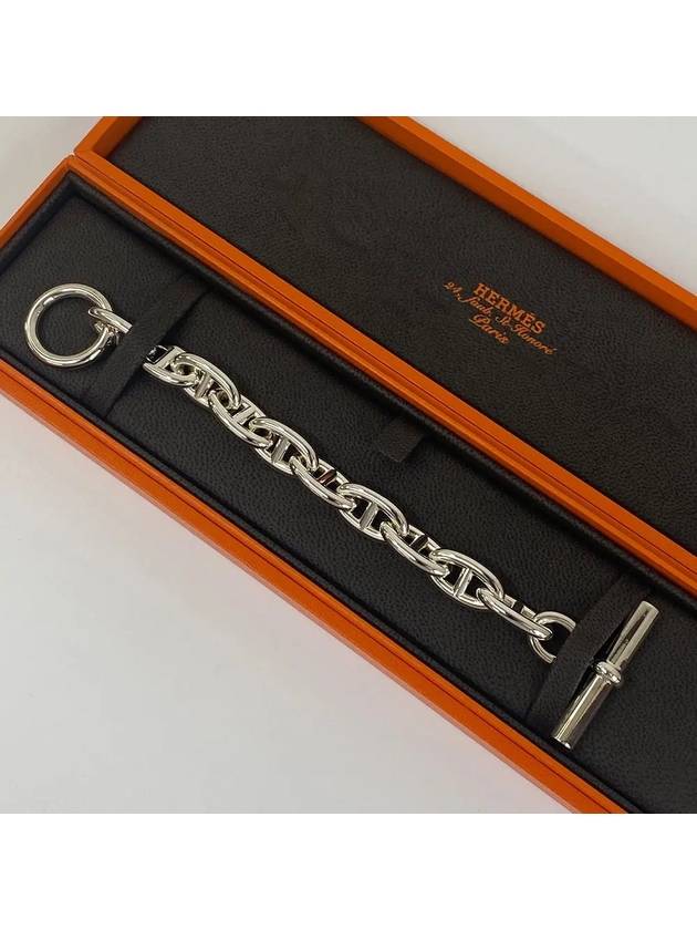 Chaine D'Ancre Large Bracelet Silver - HERMES - BALAAN 5