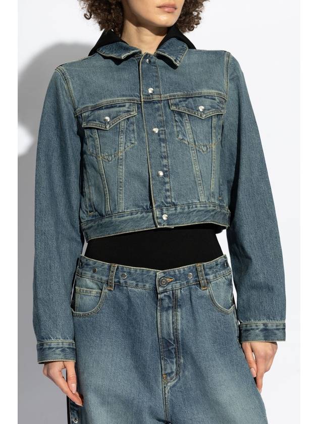 Alaïa Denim Jacket, Women's, Blue - ALAIA - BALAAN 3