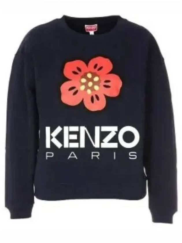 Boke Flower Sweatshirt Navy - KENZO - BALAAN 2