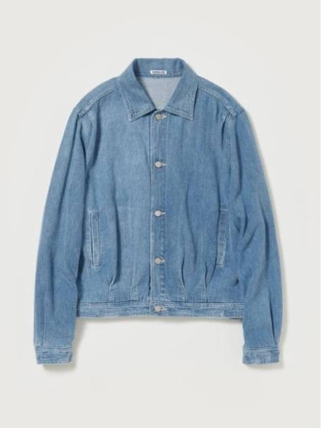 Denim Jacket 757559 Free LIGHT INDIGO - AURALEE - BALAAN 1