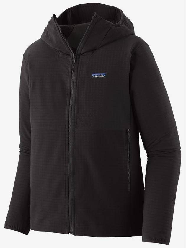 R1 TechFace Zip Up Hoodie Black - PATAGONIA - BALAAN 1