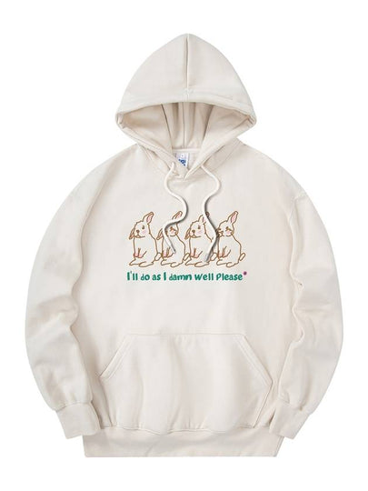 Rabbit For Hoodie Cream - RADINEO - BALAAN 2