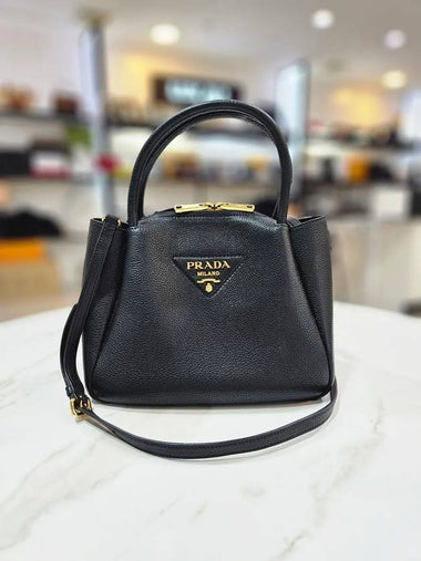 Prada Tote Bag Vitello Black Small 1BC145 - GUCCI - BALAAN 1