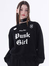 punk girl sweatshirt black - CLUT STUDIO - BALAAN 2