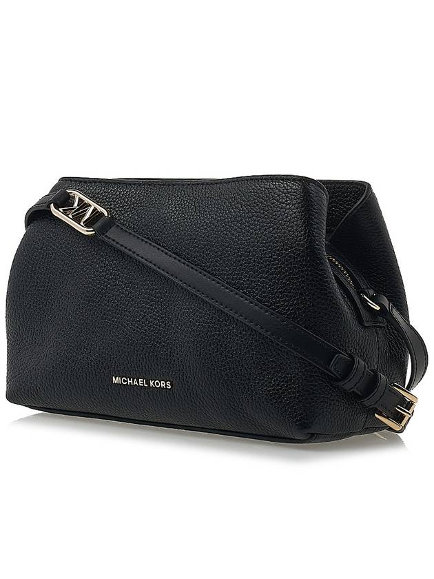 Grained Leather Cross Bag Black - MICHAEL KORS - BALAAN 3