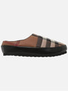 House Check Flat Slippers Brown - BURBERRY - BALAAN 3