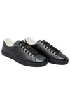 Ace GG Embossed Leather Low Top Sneakers Black - GUCCI - BALAAN 2