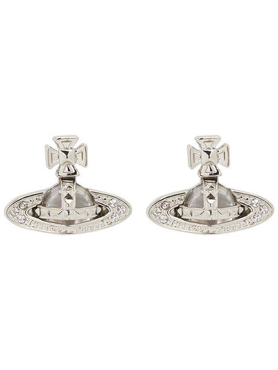 Pina Bas Relief Earrings Silver - VIVIENNE WESTWOOD - BALAAN 2