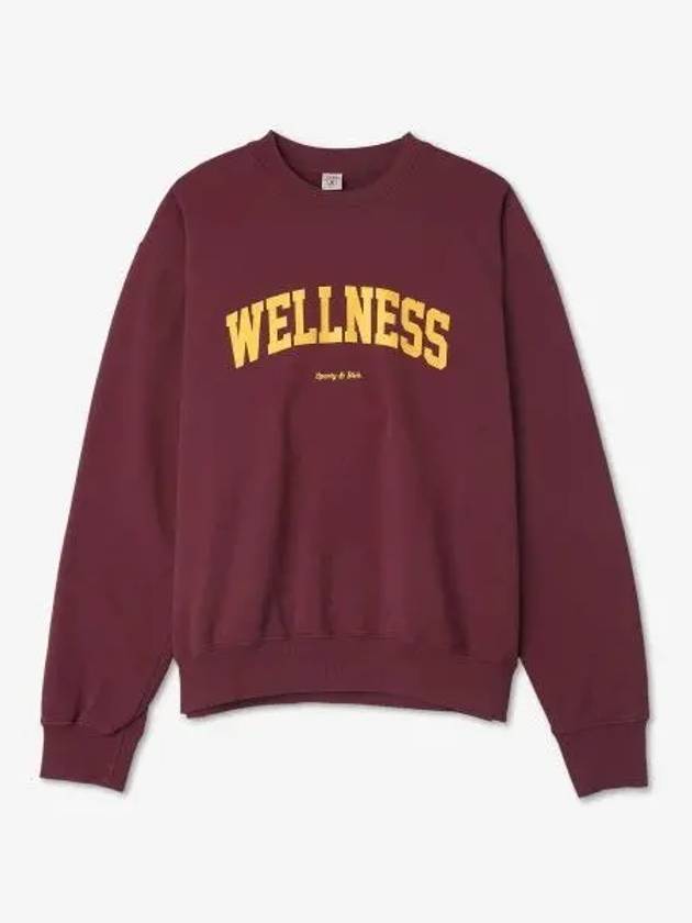 Wellness Sweatshirt Burgundy - SPORTY & RICH - BALAAN 2