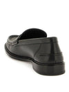 FF Square Leather Loafers Black - FENDI - BALAAN 4