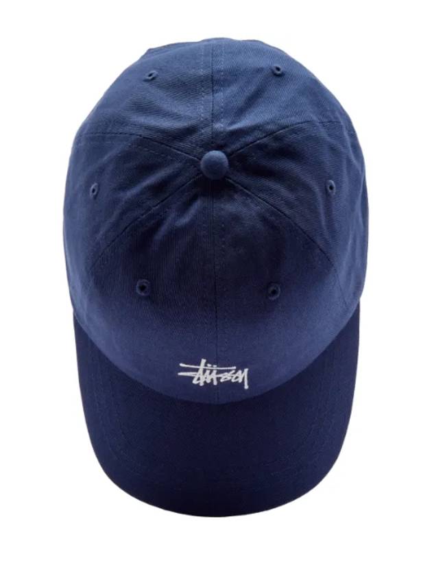 Basic Stock Low Pro Ball Cap Navy - STUSSY - BALAAN 3