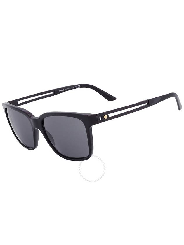 Versace Grey Rectangular Men's Sunglasses VE4307 533287 58 - VERSACE - BALAAN 3