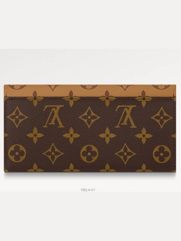 Emily Monogram Reverse Canvas Long Wallet - LOUIS VUITTON - BALAAN 3