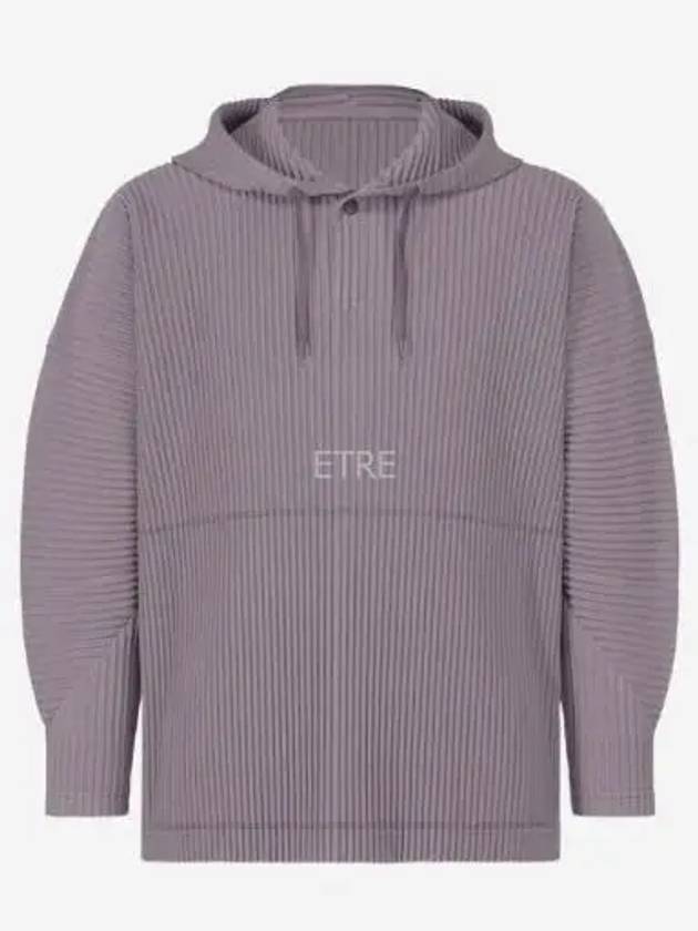 Homme Plissé Monthly Pleated Hooded Tshirt JK106 - ISSEY MIYAKE - BALAAN 3