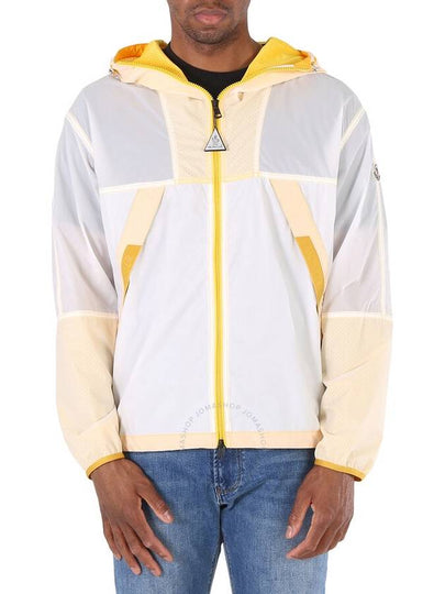 Doi Lightweight Hooded Windbreaker White Yellow - MONCLER - BALAAN 2