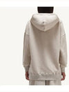 Women's Logo Patch Hoodie Pale Gray - AUTRY - BALAAN 4