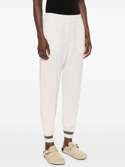 Brunello Cucinelli Trousers White - BRUNELLO CUCINELLI - BALAAN 2