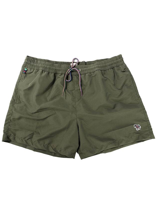 Men's Zebra Logo Swim Shorts Green - PAUL SMITH - BALAAN 2