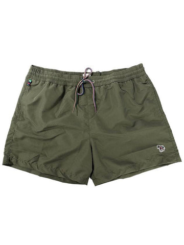 Men's Zebra Logo Swim Shorts Green - PAUL SMITH - BALAAN 1