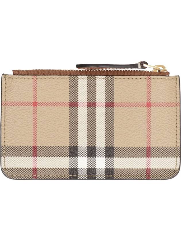 Check Strap Card Wallet Archive Beige - BURBERRY - BALAAN 4