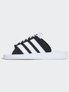 Adidas Gazelle Beach Slides Core Black White JQ7421 - ADIDAS ORIGINALS - BALAAN 6