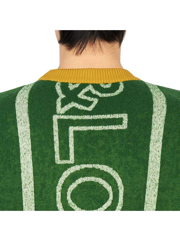 Golf Deuce MLM 2C AB03 GREEN Men s Crew Neck Wool Knit Sweater - MARK & LONA - BALAAN 8