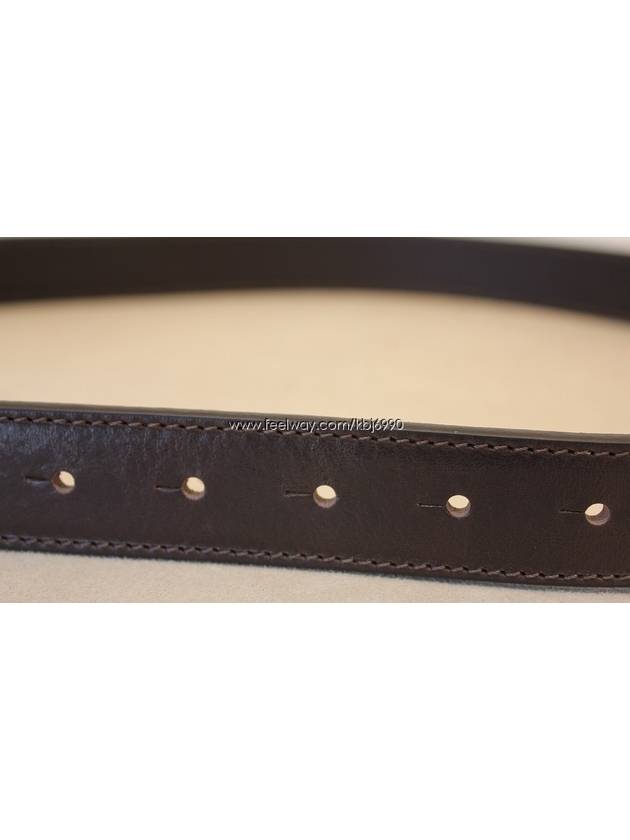 Men's REBELS logo leather belt W14 BE4039291 2124 - DSQUARED2 - BALAAN 6