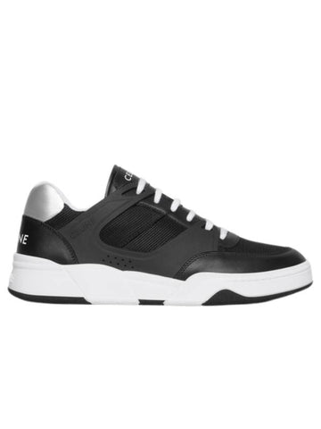 CT07 Rubber Mesh Leather Low Top Sneakers Black - CELINE - BALAAN 1