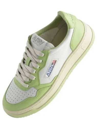 Medalist Raw Leather Sneakers Women s - AUTRY - BALAAN 1