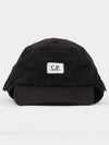 Chrome R Logo Patch Earflap Ball Cap Black - CP COMPANY - BALAAN 4