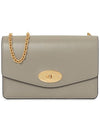 Darley Small Classic Chain Shoulder Bag Grey - MULBERRY - BALAAN 2