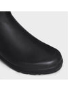 Natural Rubber Mid Rain Boots Black - CELINE - BALAAN 5