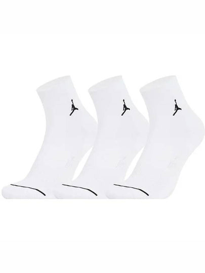 Jordan Everyday Ankle Socks 3 Pack White - NIKE - BALAAN 2