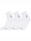 Jordan Everyday Ankle Socks 3 Pack White - NIKE - BALAAN 3