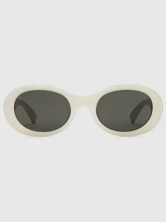 Low Nose Bridge Round Sunglasses Ivory - GUCCI - BALAAN 2