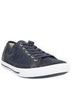 leather mix sneakers - EMPORIO ARMANI - BALAAN 1