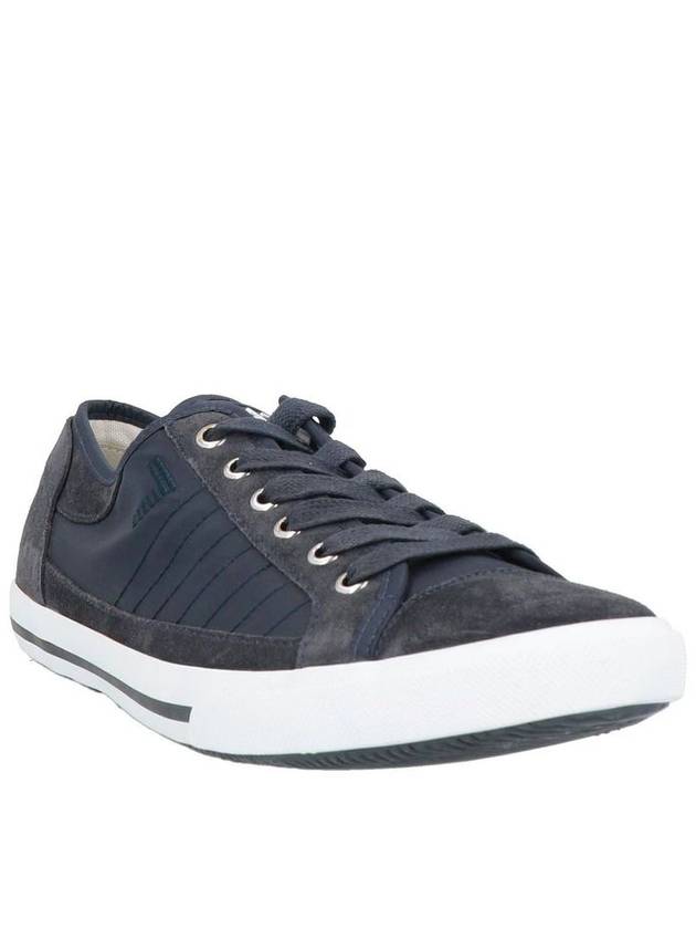 leather mix sneakers - EMPORIO ARMANI - BALAAN 1