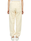 Training Logo Cotton Jogger Track Pants Beige - SPORTY & RICH - BALAAN 7