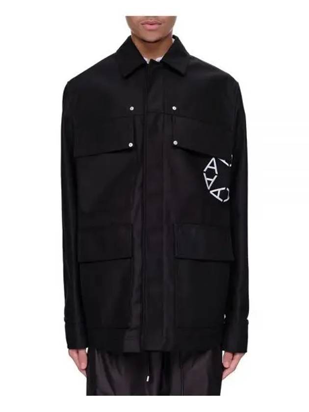 SPHERE LOGO OFFICIER JACKET AAMOU0260FA04 BLK graphic - 1017 ALYX 9SM - BALAAN 1