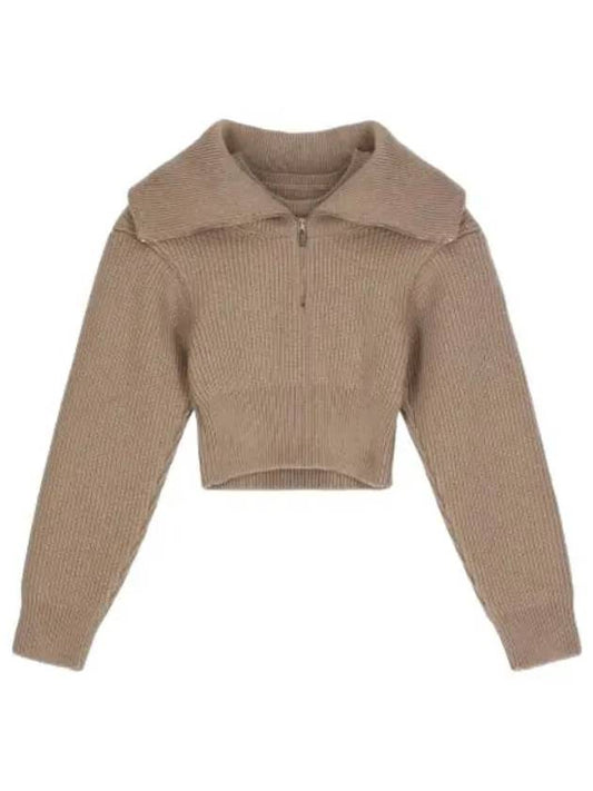 Jacquemus La Maile Sweater Cocoa Knit - JACQUEMUS - BALAAN 1