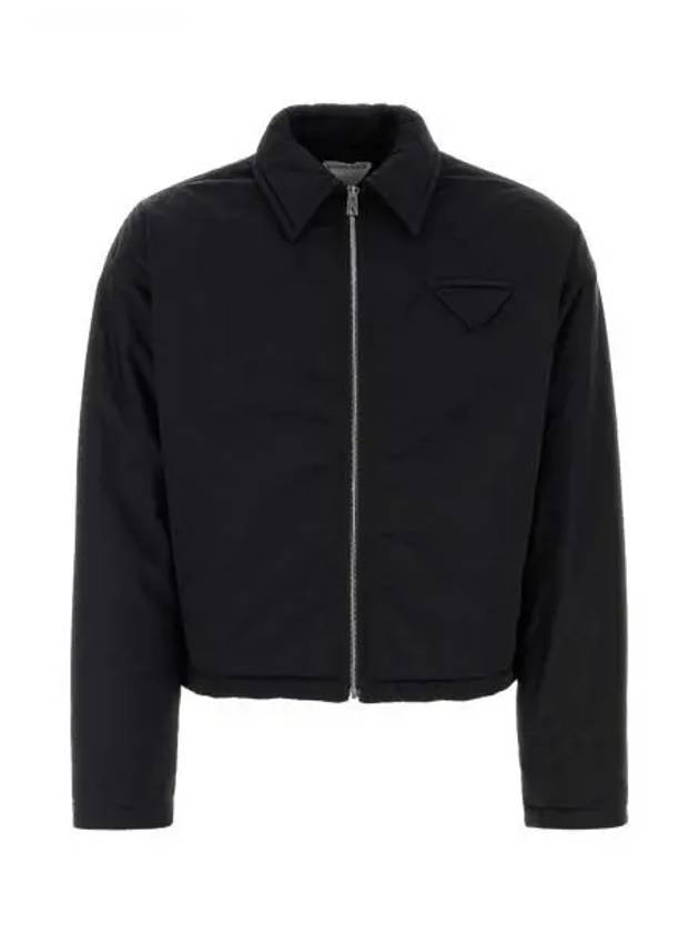 Puffer Blouson Tech Nylon Zip Up Jacket Black - BOTTEGA VENETA - BALAAN 2