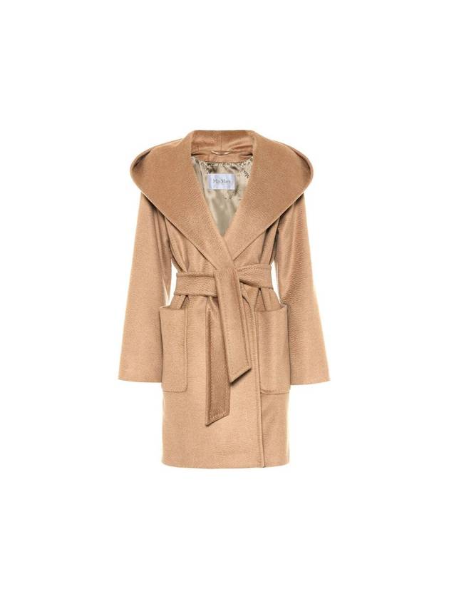 Women's Rialto Wool Single Coat Camel - MAX MARA - BALAAN 1